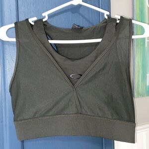 Oakley Dark Green Sports Bra
